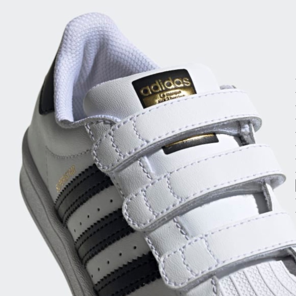 NEW Kids Youth Superstar Velcro Sneakers Shoes - Picture 8 of 16